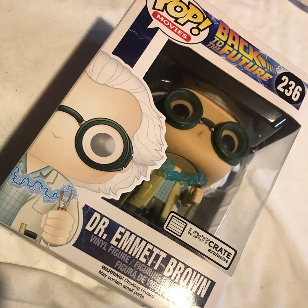 NIB Funko Pop Movie Dr. Emmett Brown #236